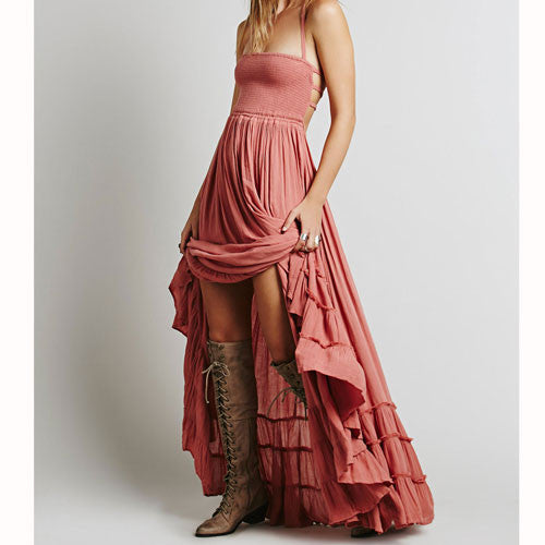 Breezy Boho Maxi Dress – Barefoot Bohemians
